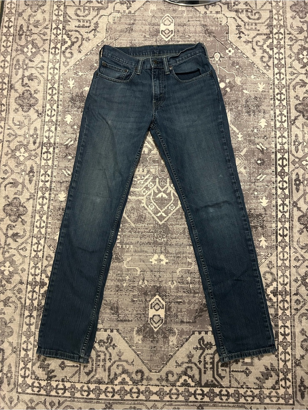 Levi's Men's Straight Jeans in Dark Indigo
